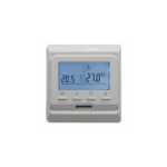 Termostato Digital E51 para Suelo Radiante Pantalla LCD AC230V 6 Eventos Diarios IP20 Rango 5-90°C para Calefacción Eléctrica y Sistemas de Agua