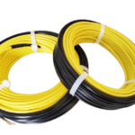 Cable de Calefacción para Suelo Radiante Eléctrico HRVP4.5 12W/m 230V con Estructura Trenzada, IP68, Radio de Curvatura 6D y Certificación CE – Sistemas de Calefacción Residencial para Europa
