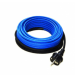Cable de Calefacción para Tuberías MSR Anticongelante, Salida de Energía 10-15 W/m, Longitud Máxima 60 m, Voltaje 110-240V, Temperatura de Mantenimiento hasta 65°C, Resistente a UV, Protección contra Heladas en Aplicaciones Industriales y Domésticas
